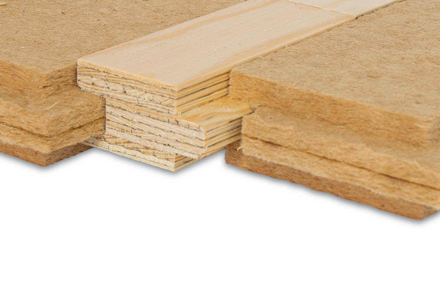 Holzfaserdämmplatte Steico Base für Druckfeste Fußbodendämmung