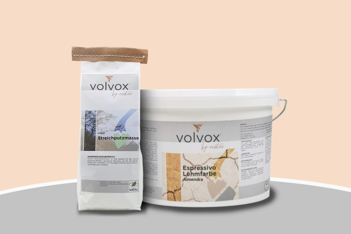 Volvox Lehmstreichputz - Almendra