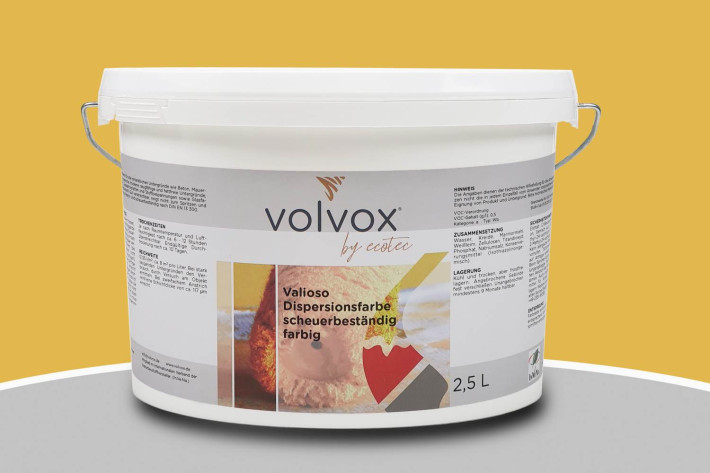 Volvox Valioso Dispersionsfarbe Senf