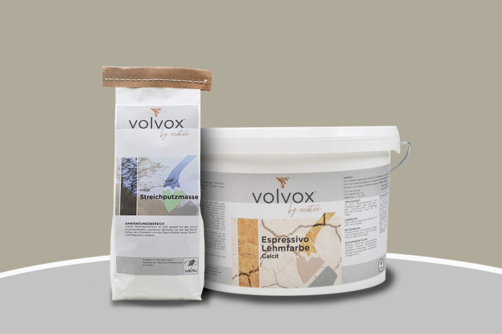 Volvox Lehmstreichputz - Calcit