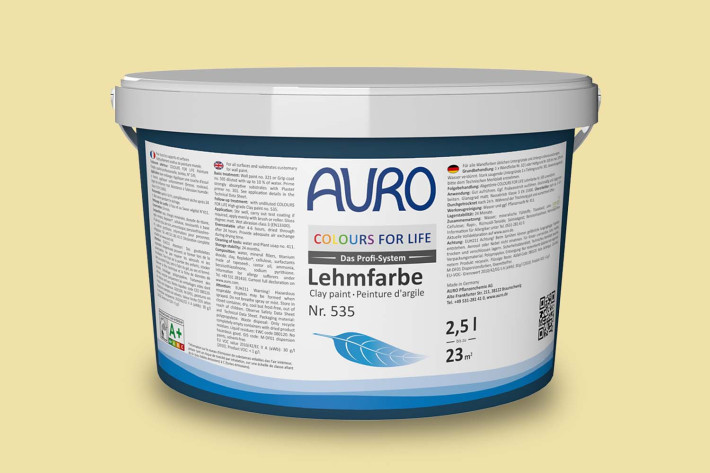 AURO Colours For Life Lehmfarbe - yellow kelp 20