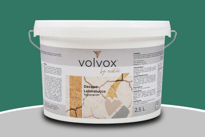 Volvox Dacapo Lehmstucco Tannengrün
