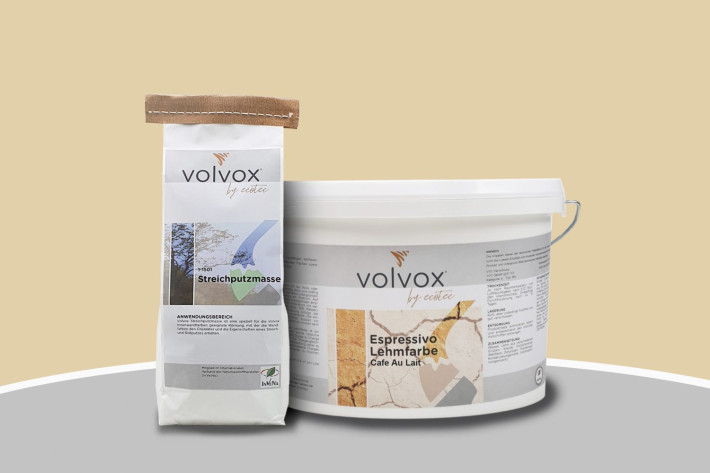 Volvox Lehmstreichputz - Café Au Lait