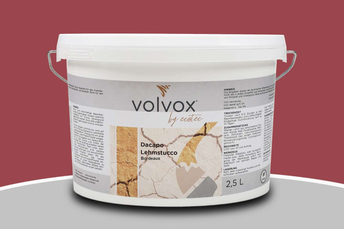 Volvox Dacapo Lehmstucco Bordeaux