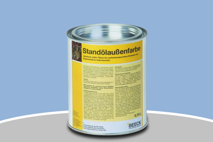 BEECK Standölaußenfarbe - seidenglänzend Ultrablau 1:4