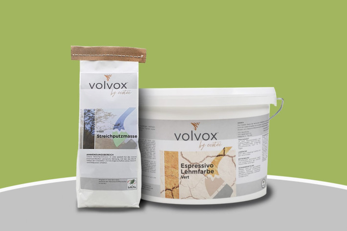 Volvox Lehmstreichputz - Vert