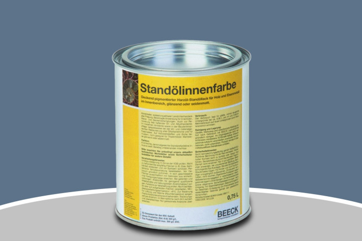 BEECK Standölinnenfarbe seidenglänzend Taubenblau 02