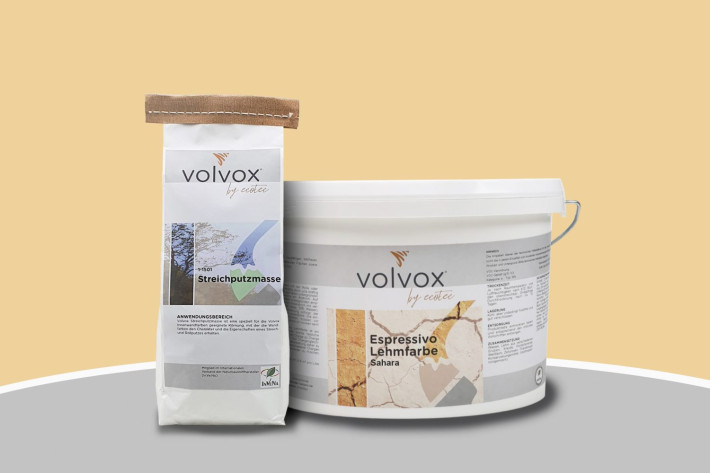 Volvox Lehmstreichputz - Sahara
