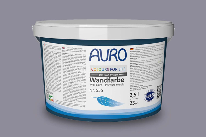 AURO Colours For Life Dispersionsfarbe - evening grey 05