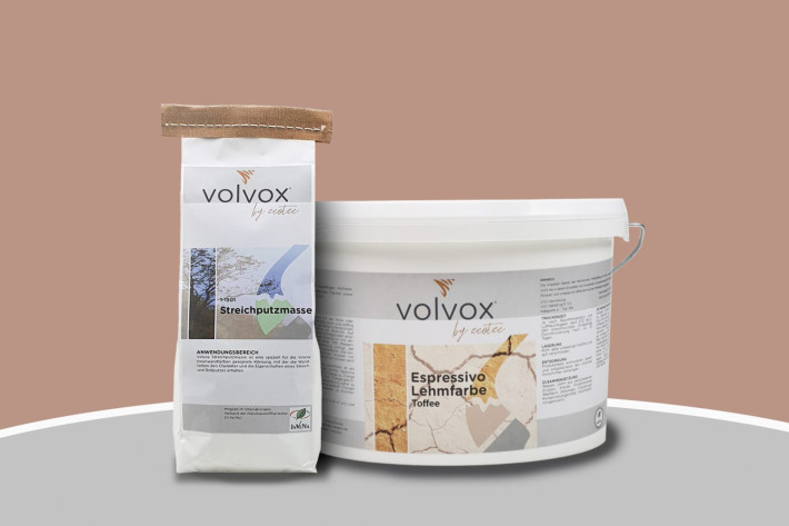 Volvox Lehmstreichputz - Toffee