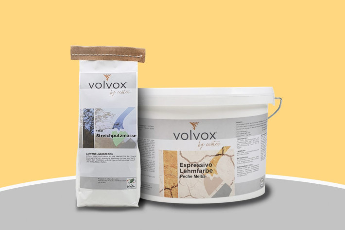 Volvox Lehmstreichputz - Pêche Melba
